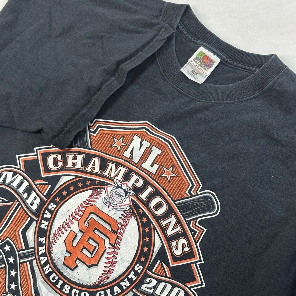 Vintage 2002 San Francisco Giants NL Champions T Shirt XXL Majestic Y2K‎ Sports